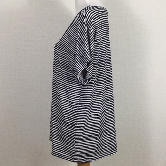 Chico’s b&w striped top - awesome basic - Picture 5 of 7